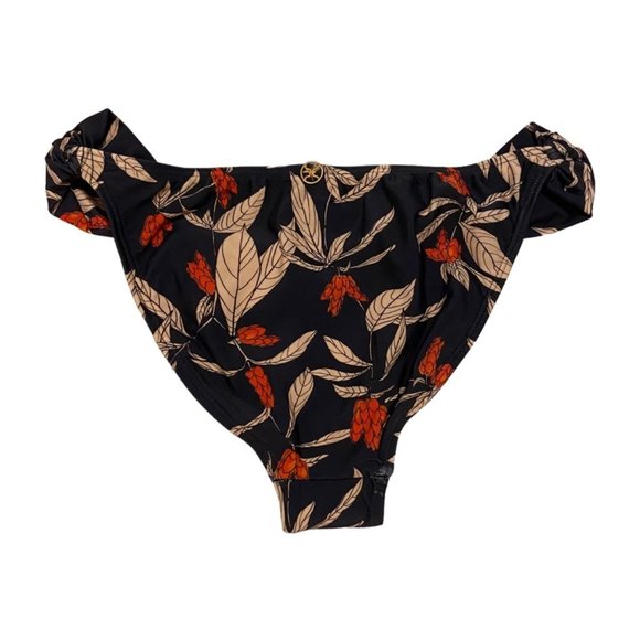 NWOT ViX‎ by Paula Hermanny Loop Bikini Bottom Retro Flower, Navy Pink  S - Picture 12 of 16